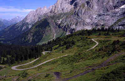 Auffahrt zur Großen Scheidegg