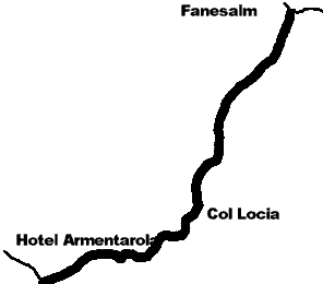 Landkarte Col Locia