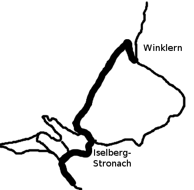 Landkarte Iselberg