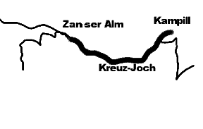 Karte Kreuzjoch