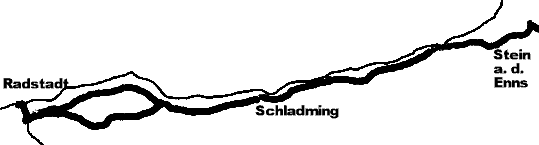 Landkarte Schladming