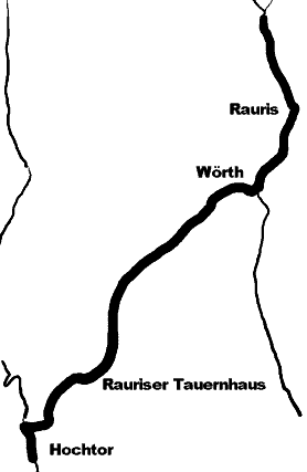 Landkarte Seidlwinkeltal