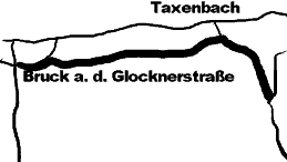 Landkarte Taxenbach